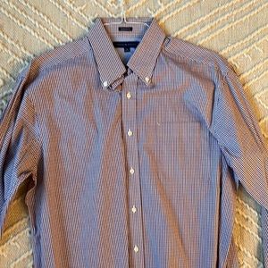Tommy Hilfiger Red and Blue check button down
